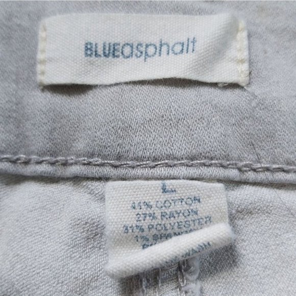 BLUE ASHPHALT | Women's Perfect Denim Legging Jeans Junior Grey Size Large - Picture 5 of 12